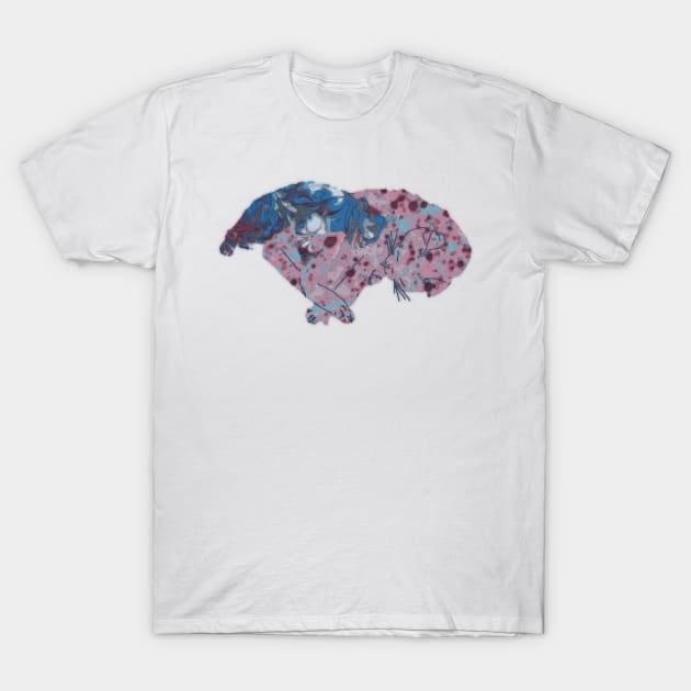 Sleeping Cats T-Shirt by MarbleCloud